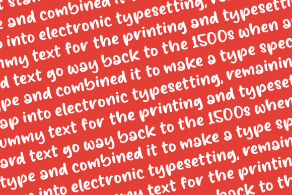 Childkiss Heart Font Poster 8