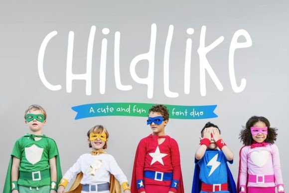 Childlike Font Poster 1