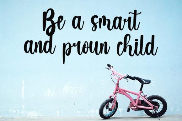 Children Font Poster 2