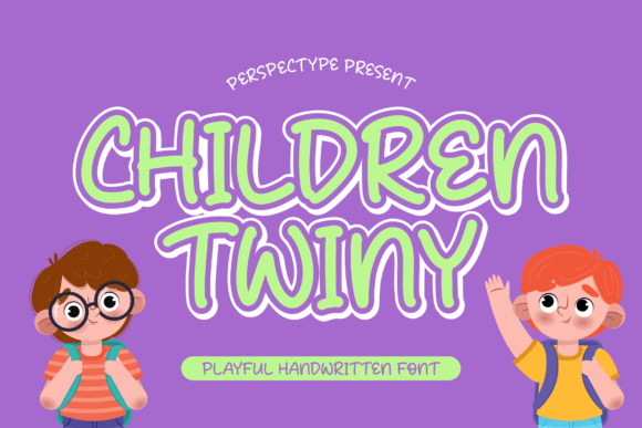 Children Twiny Font Poster 1