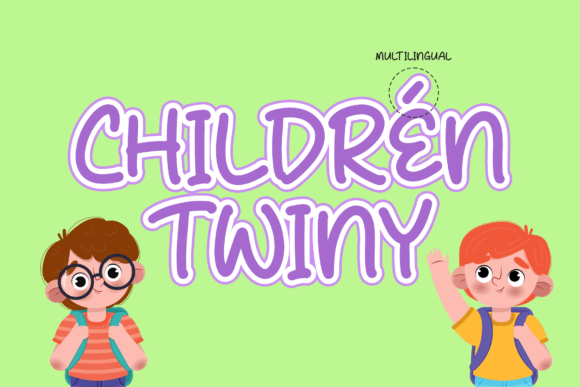 Children Twiny Font Poster 11