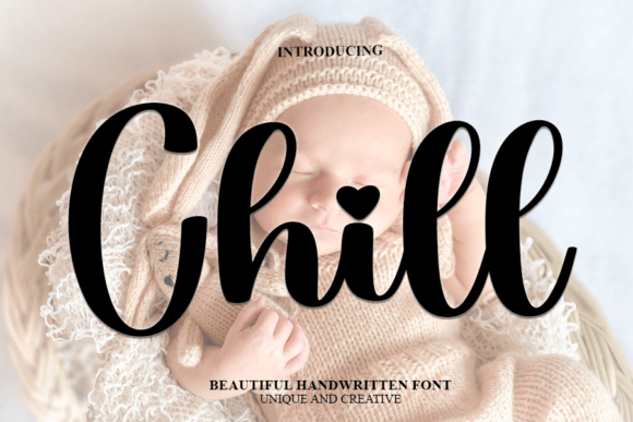 Chill Font Poster 1