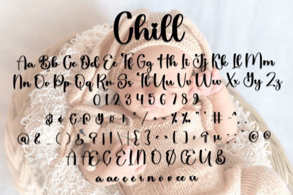 Chill Font Poster 6