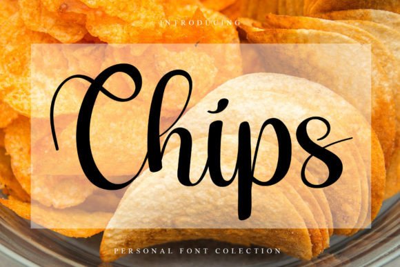 Chips Font Poster 1