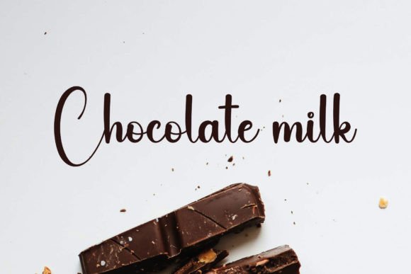 Chocolate Font Poster 5