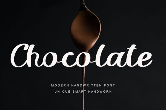 Chocolate Font Poster 1