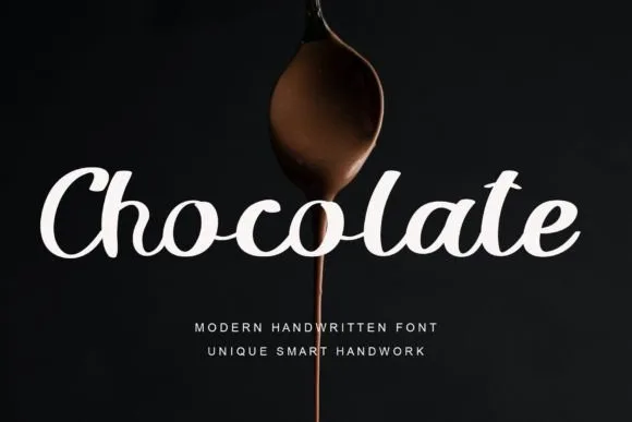 Chocolate Font Chocolate Font Poster 1