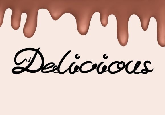 Chocolate Milk Font Poster 3