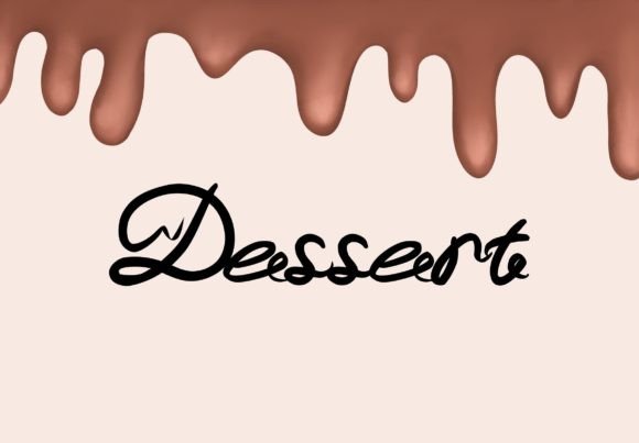 Chocolate Milk Font Poster 4