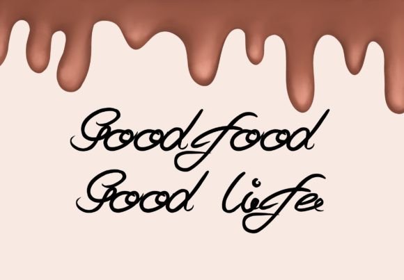 Chocolate Milk Font Poster 6