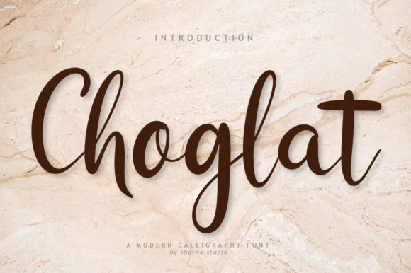 Choglat Font Poster 1