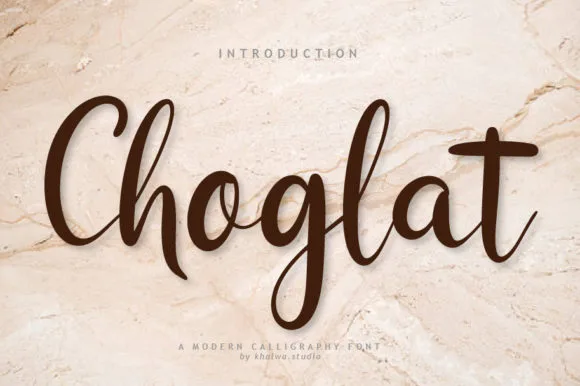 Choglat Font Choglat Font Poster 1