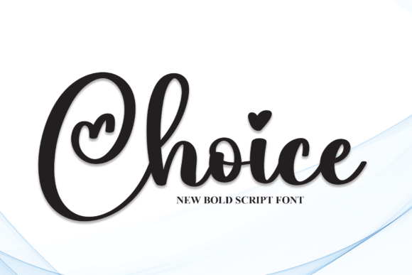 Choice Font Poster 1