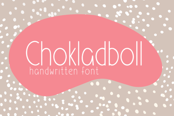 Chokladboll Font