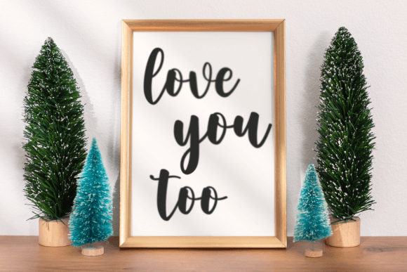 Christmas Font Poster 4