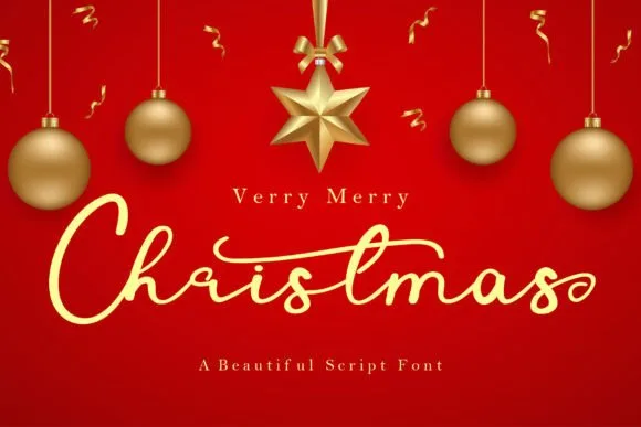 Christmas Font Poster 1