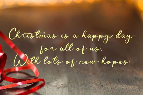 Christmas Font Poster 3