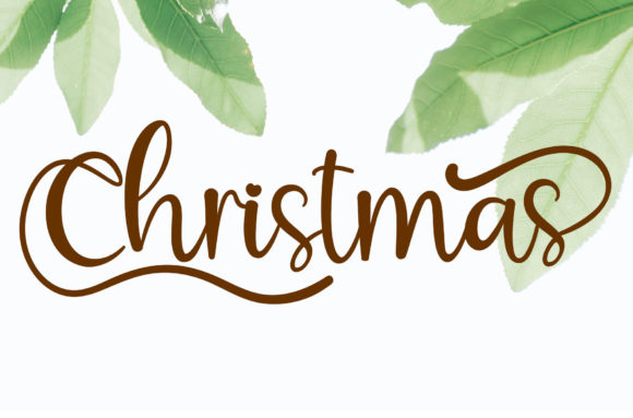 Christmas Font Poster 1