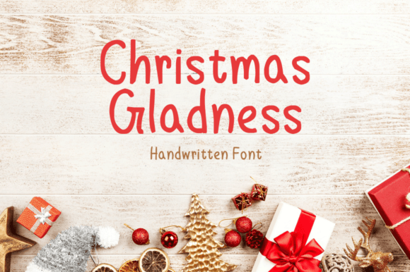 Christmas Gladness Font Poster 1