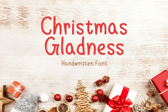 Christmas Gladness Font Christmas Gladness Font Poster 1