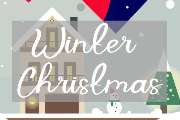 Christmas is Coming Font Poster 2