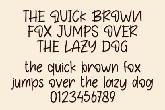 Christmas Line Font Poster 6