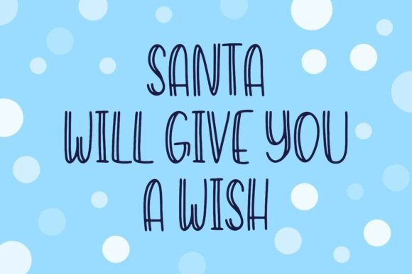 Christmas Party Font Poster 3