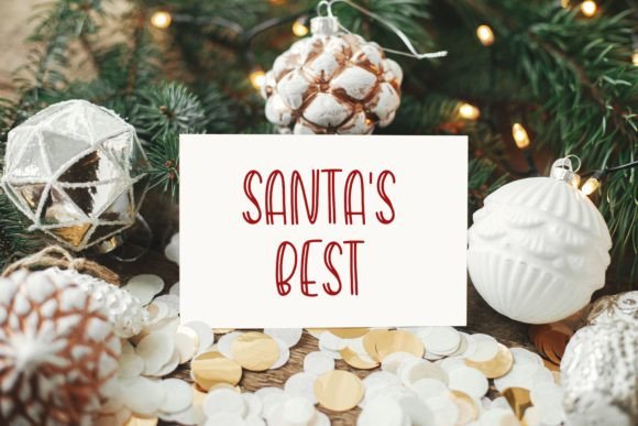 Christmas Party Font Poster 6