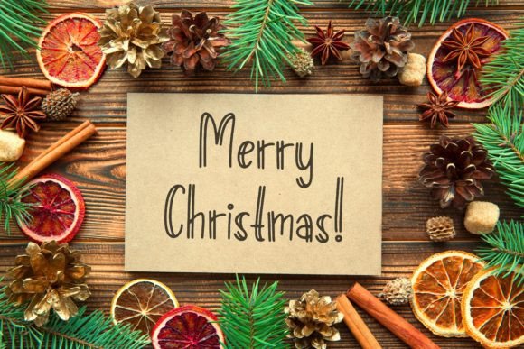 Christmas Party Font Poster 9