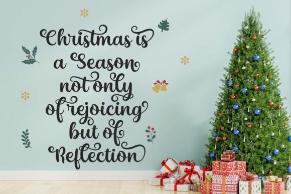 Christmas Seasonal Font Poster 6