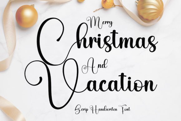 Christmas Vacation Font Poster 1