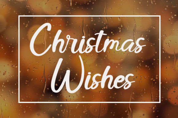 Christmas Wishes Font Poster 1