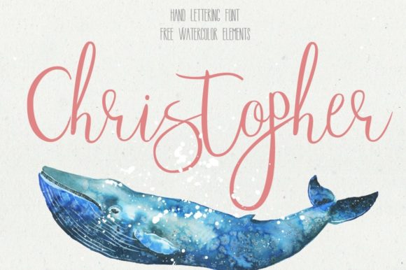 Christopher Font Font Poster 1