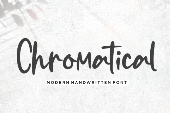 Chromatical Font Poster 1