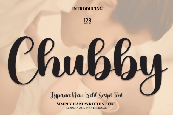 Chubby Font Poster 1