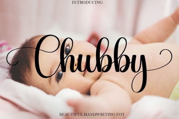 Chubby Font Poster 1