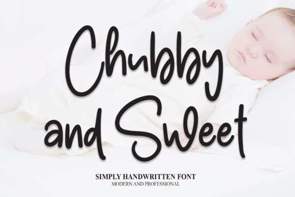 Chubby and Sweet Font Poster 1