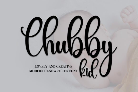 Chubby Kid Font Poster 1