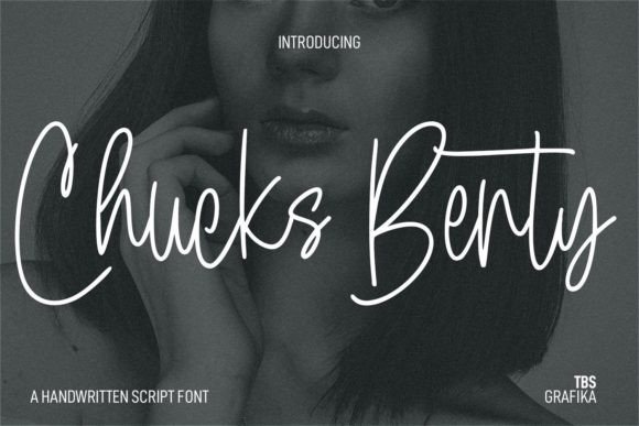 Chucks Berty Font Poster 1