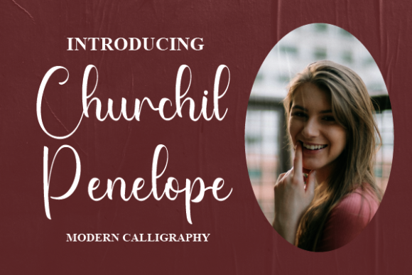 Churchil Penelope Font Poster 1