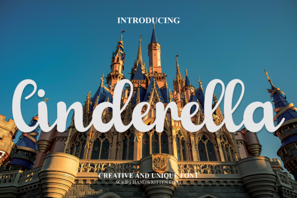 Cinderella Font Poster 1