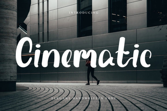 Cinematic Font Poster 1