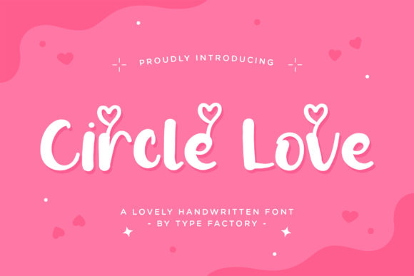 Circle Love Font Poster 1