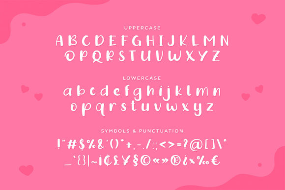 Circle Love Font Poster 2