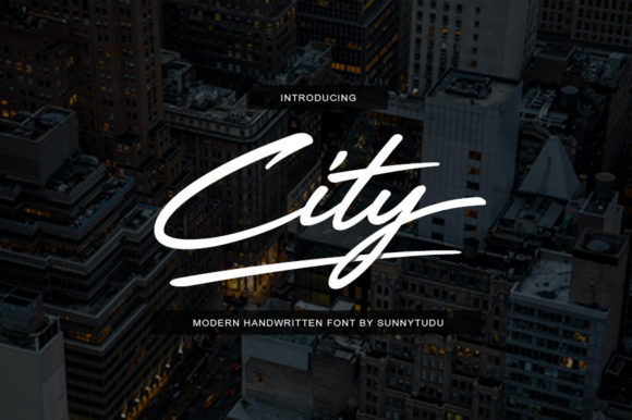 City Font Poster 1
