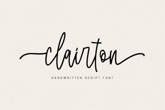 Clairton Font Poster 1