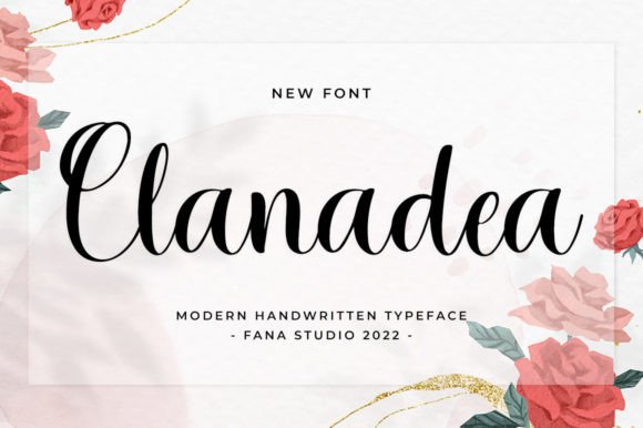 Clanadea Font Poster 1