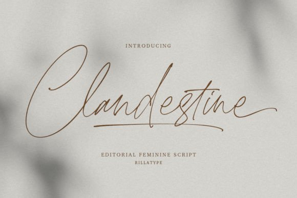 Clandestine Font