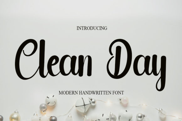 Clean Day Font Poster 1