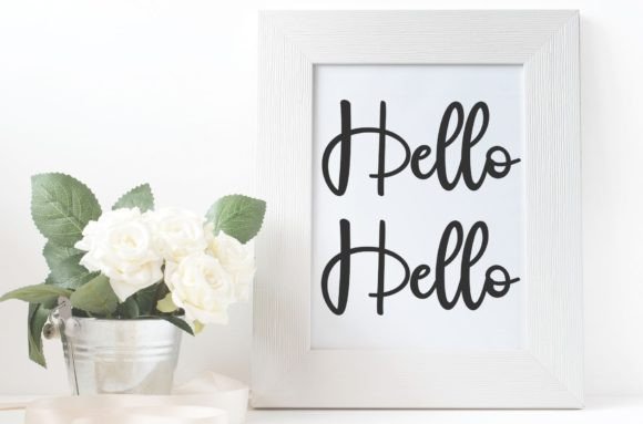 Clear Font Poster 4